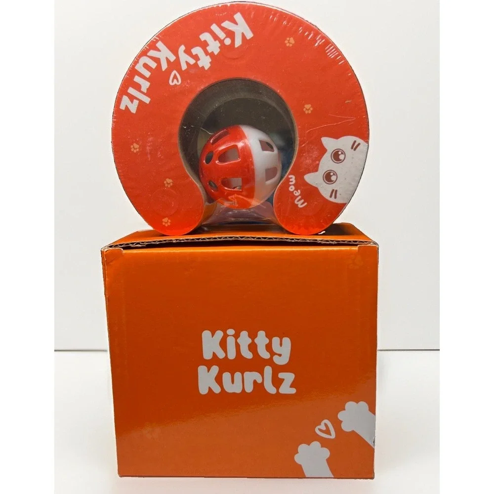 Kitty Kurlz Shape-Shifting Fun Cat Toy Interactive Cardboard with Ball Marlene's